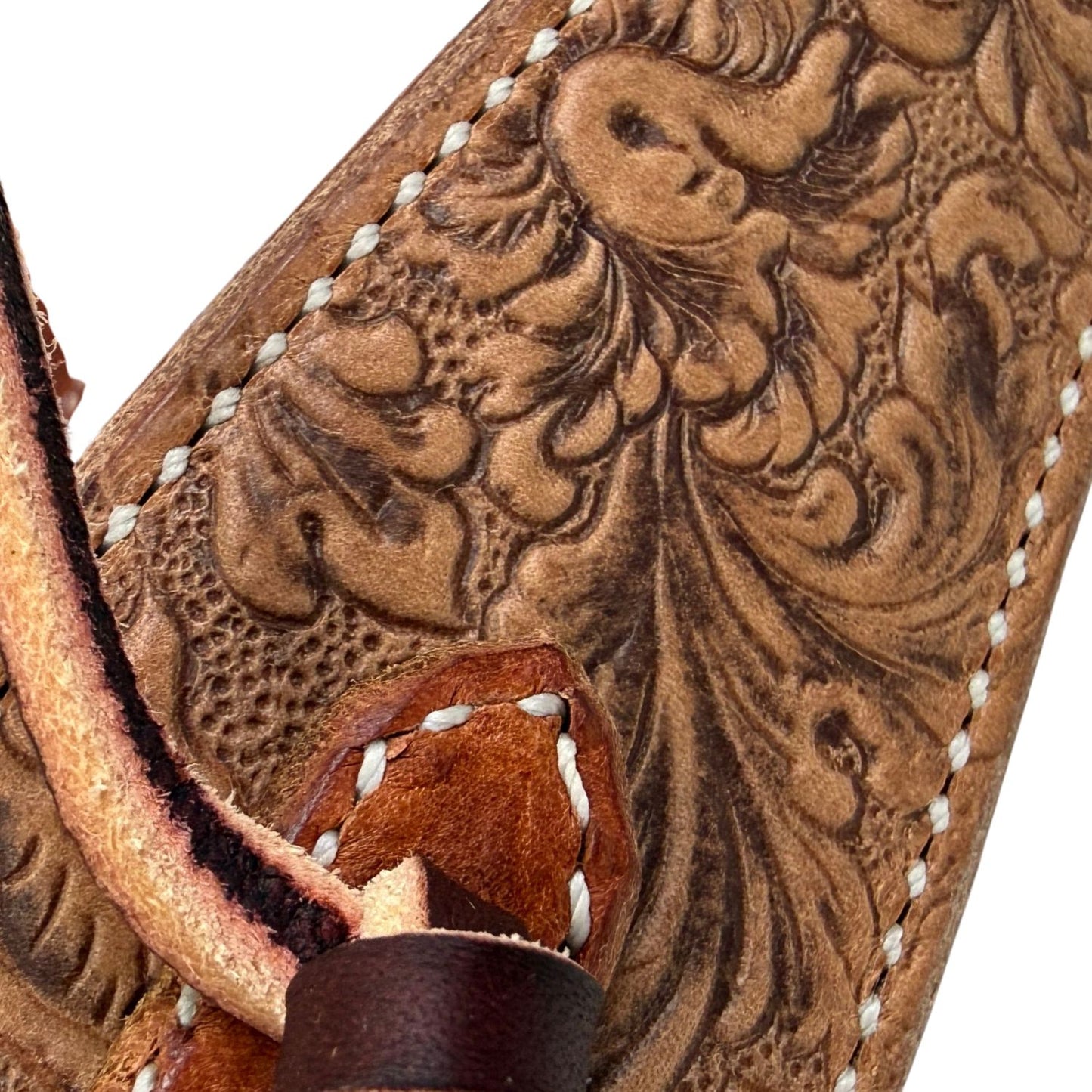 Professional's Choice Natural Floral Browband Headstall