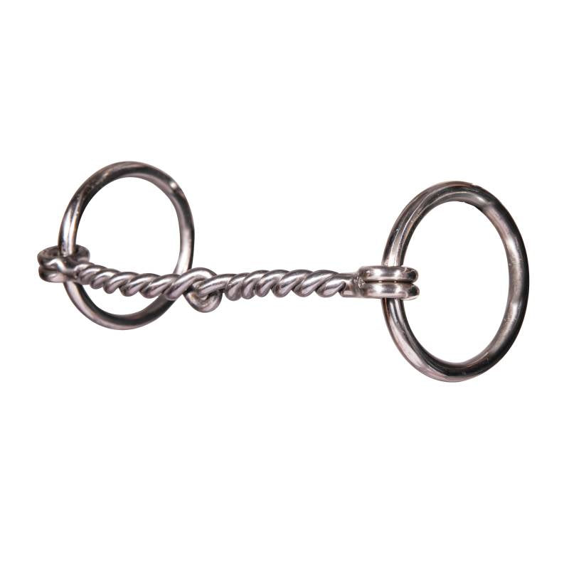 Professional's Choice Pony Loose Ring Snaffle with Twisted Wire Mouthpiece
