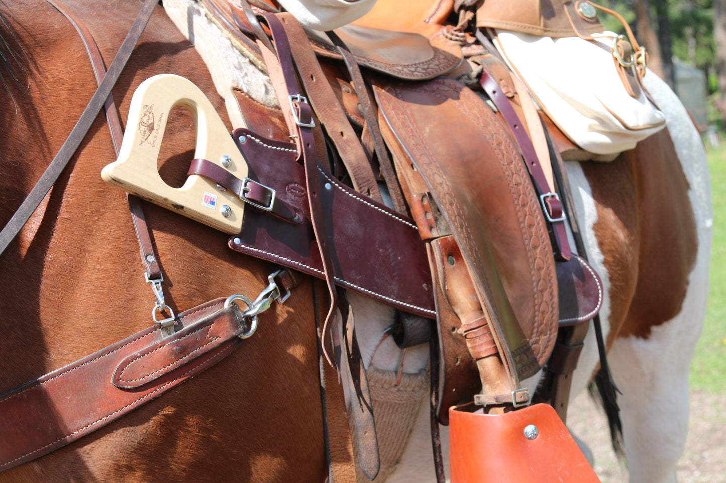Fanno Curved Trail Pack Saw with Leather Scabbard