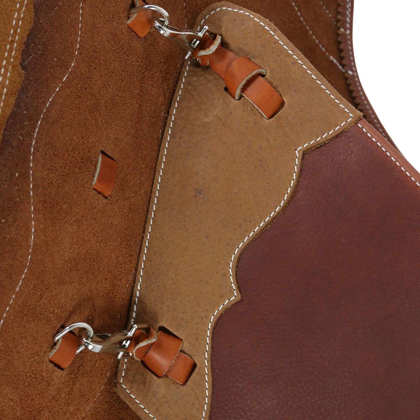 Tu-Tone Work Chinks with Barbwire Tops & Sides