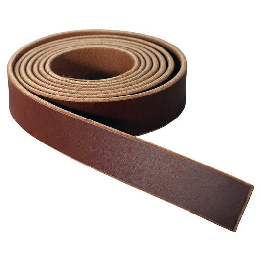 Medium Brown English Bridle Leather Straps, 10-12 oz (Heavy)
