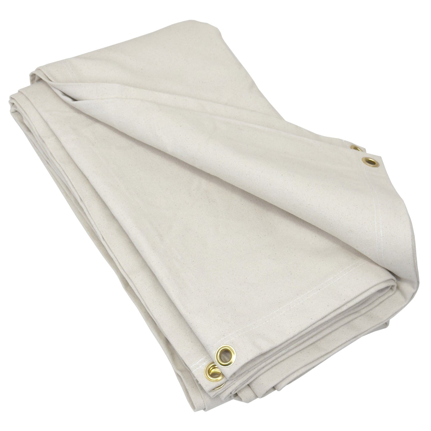15-oz Canvas Pack Tarp - Hemmed with Grommets 7 ft x 7 ft