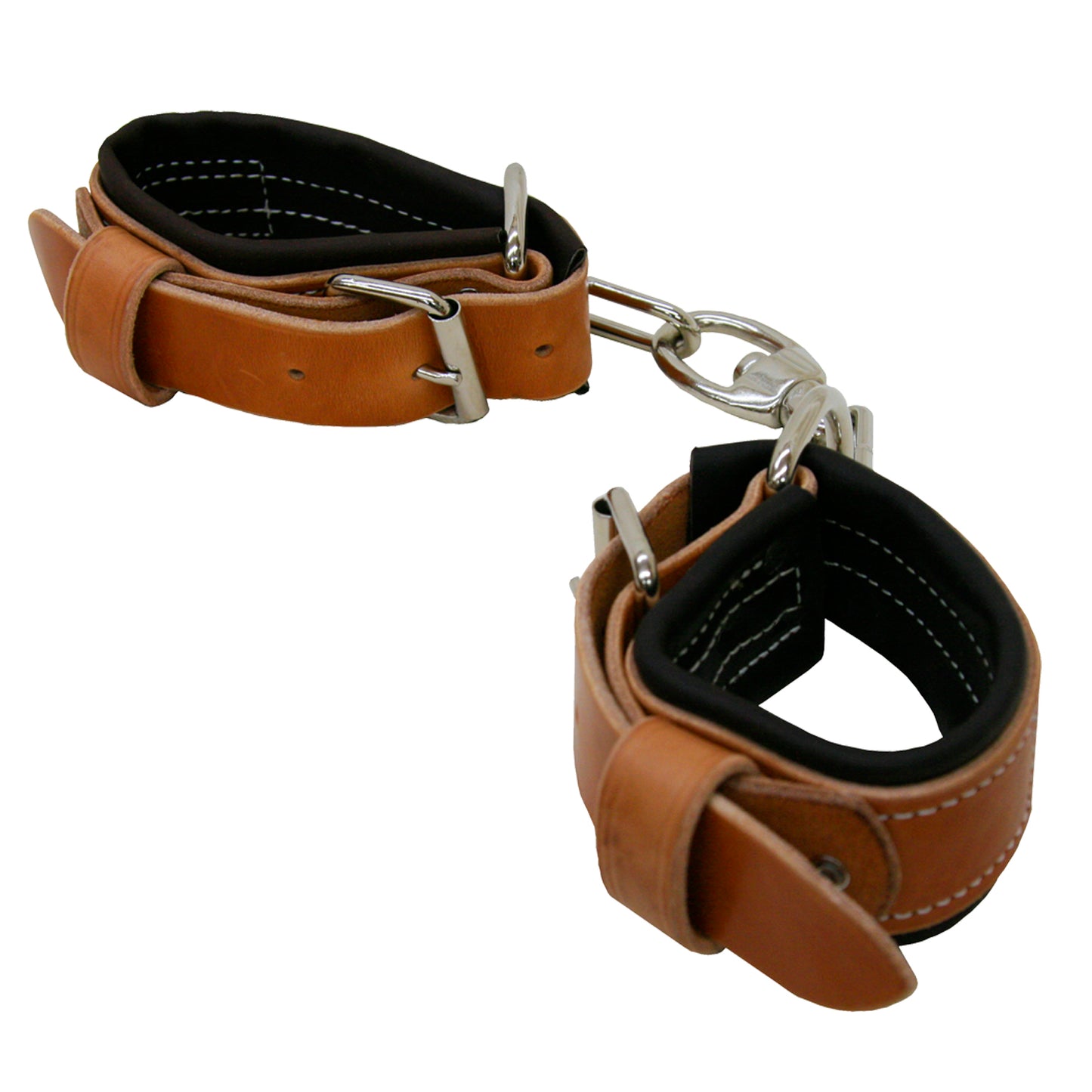 Harness Leather & Chain 2-Leg Hobbles