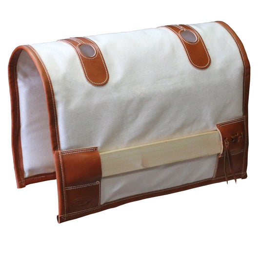 Outfitters Supply Classic Canvas and Leather Decker Pack Saddle Half Breed