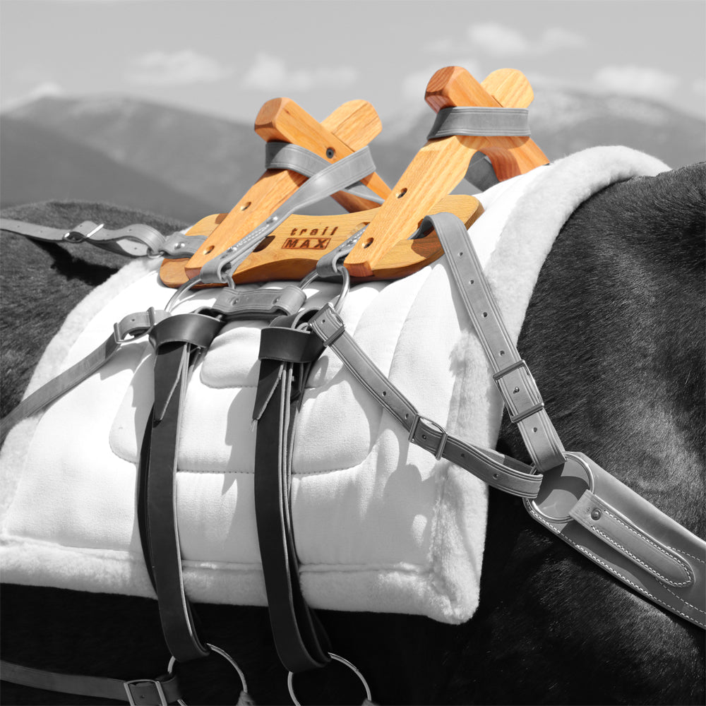 TrailMax Solid Oak Sawbuck Pack Saddle Tree (Tehama Style)