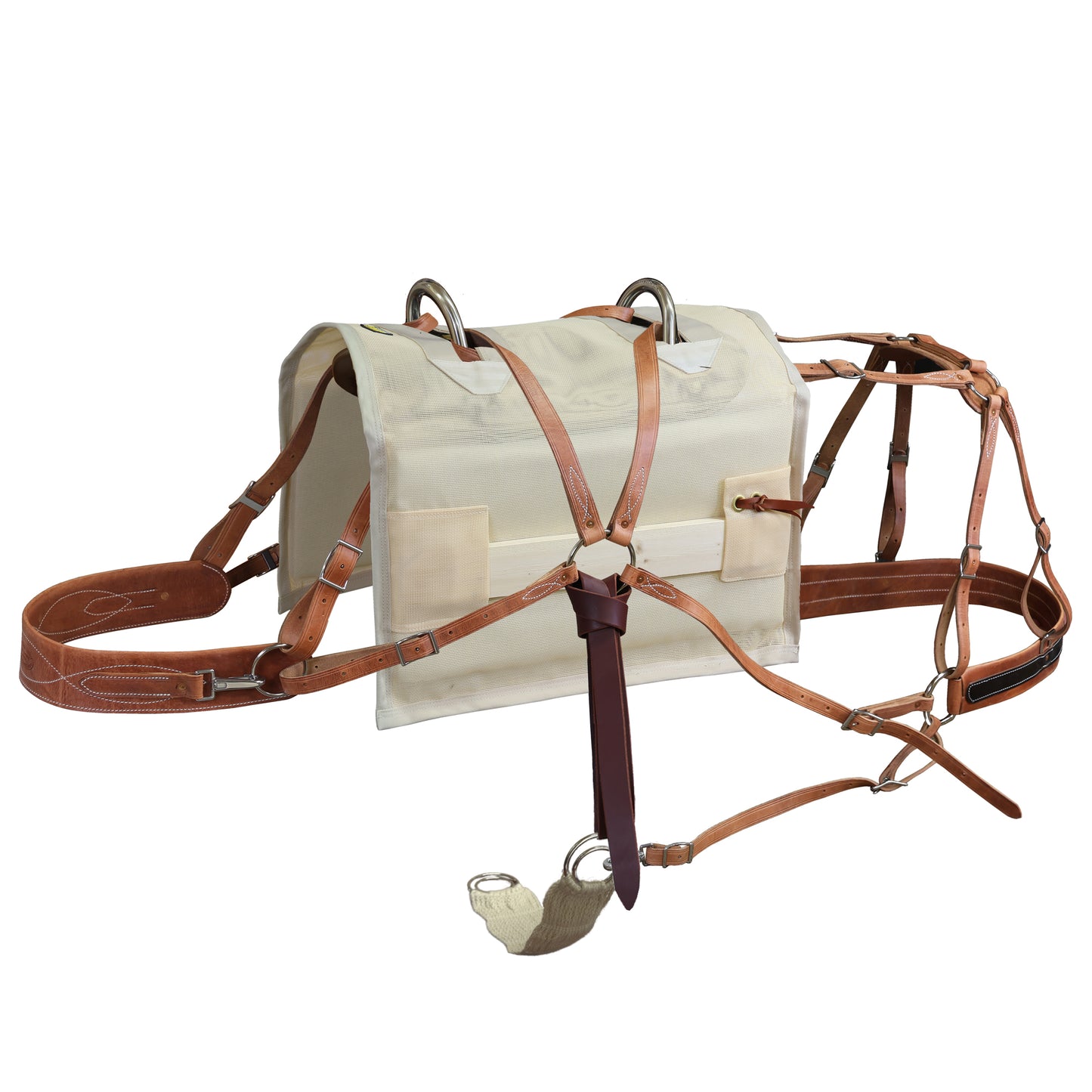 Classic Decker Pack Saddle with Polymer Tree & Mesh Half Breed