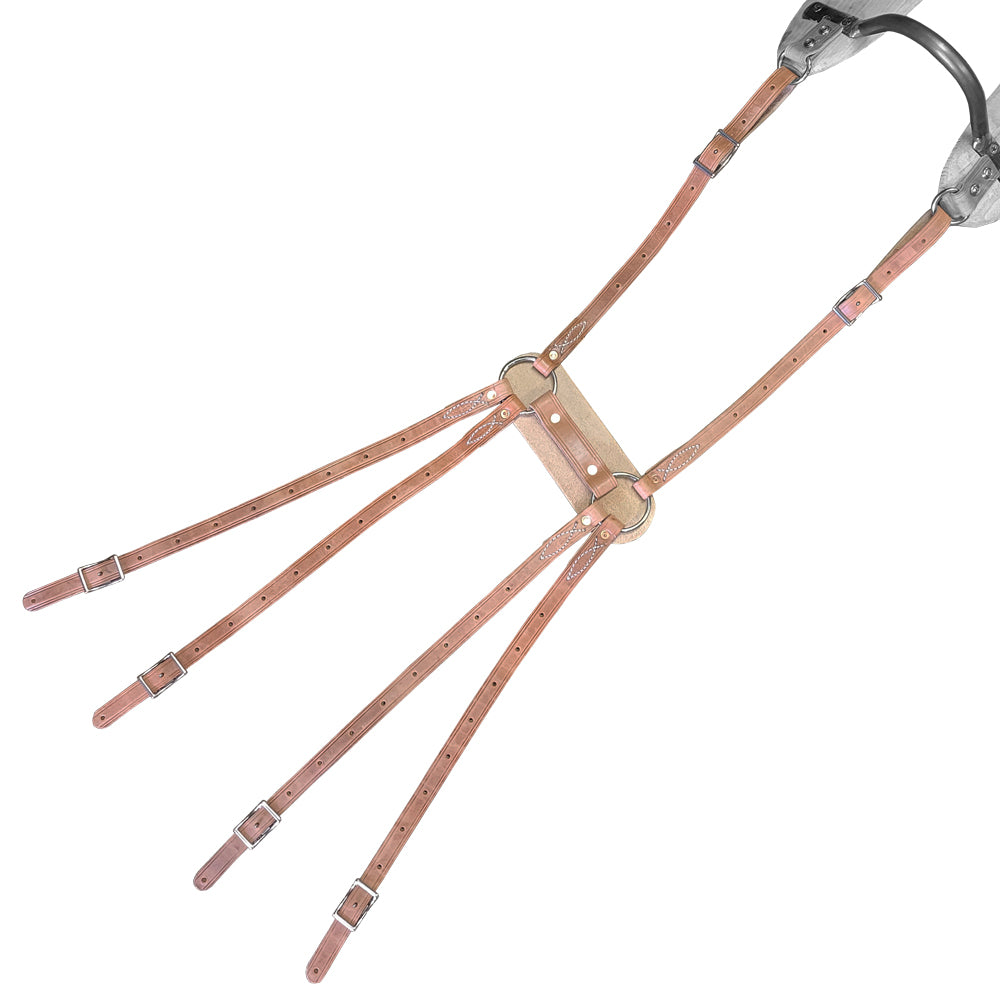 Universal Decker Pack Saddle Spider - Hermann Oak Leather