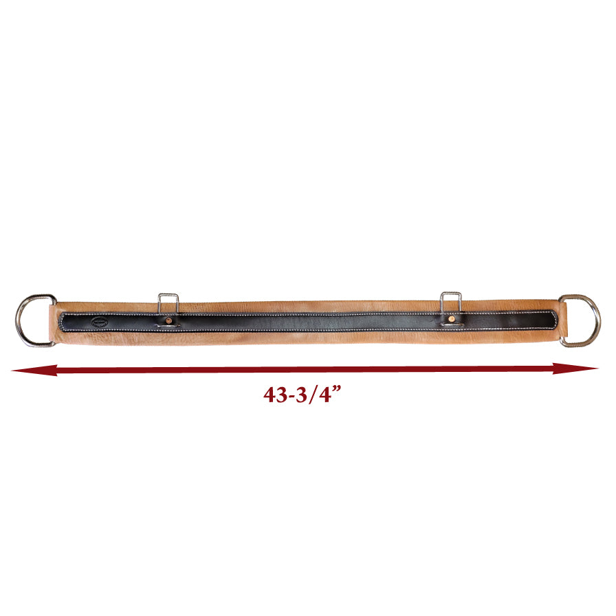 Universal Decker Pack Saddle Breeching (Rolled) - Leather