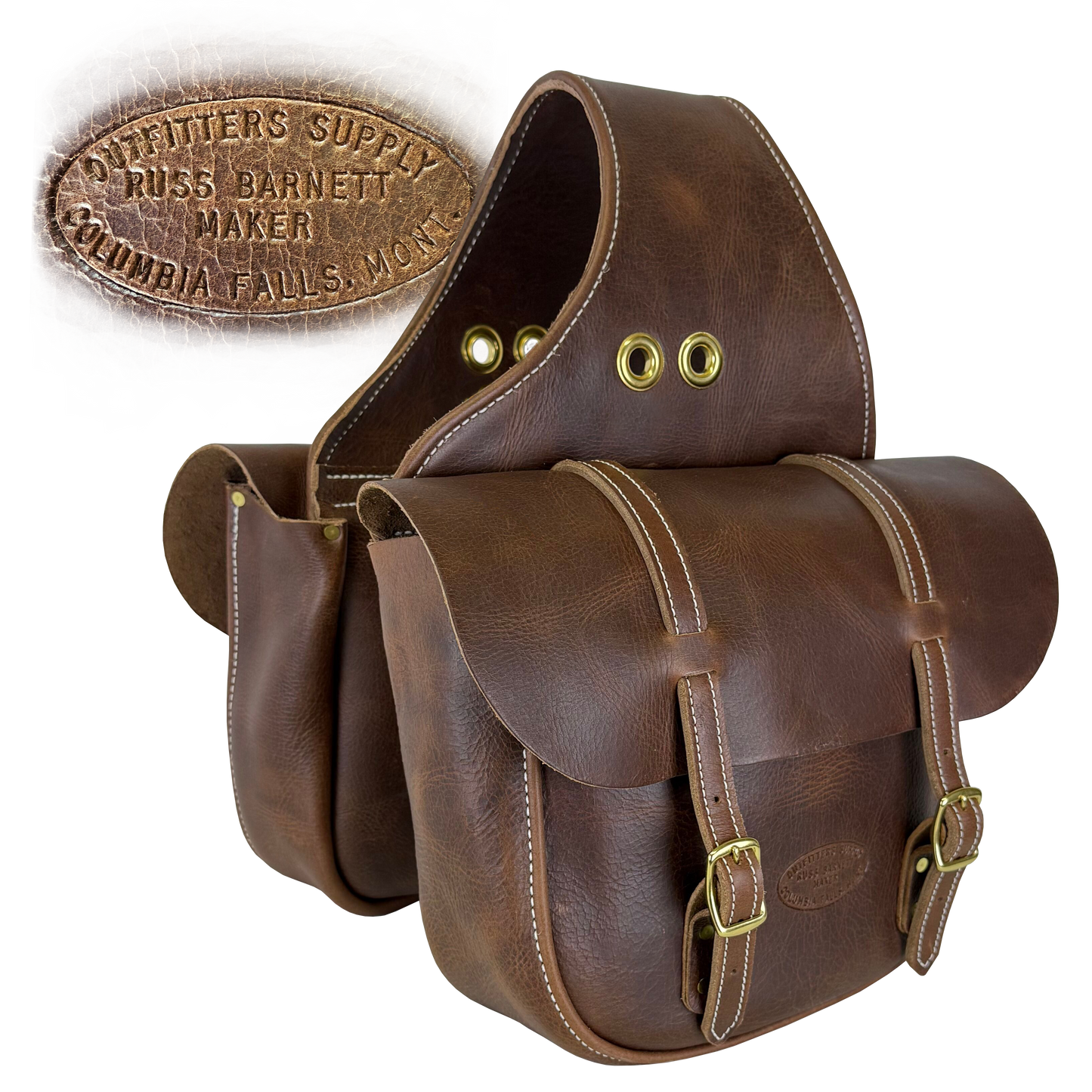 Old West Leather Saddlebags