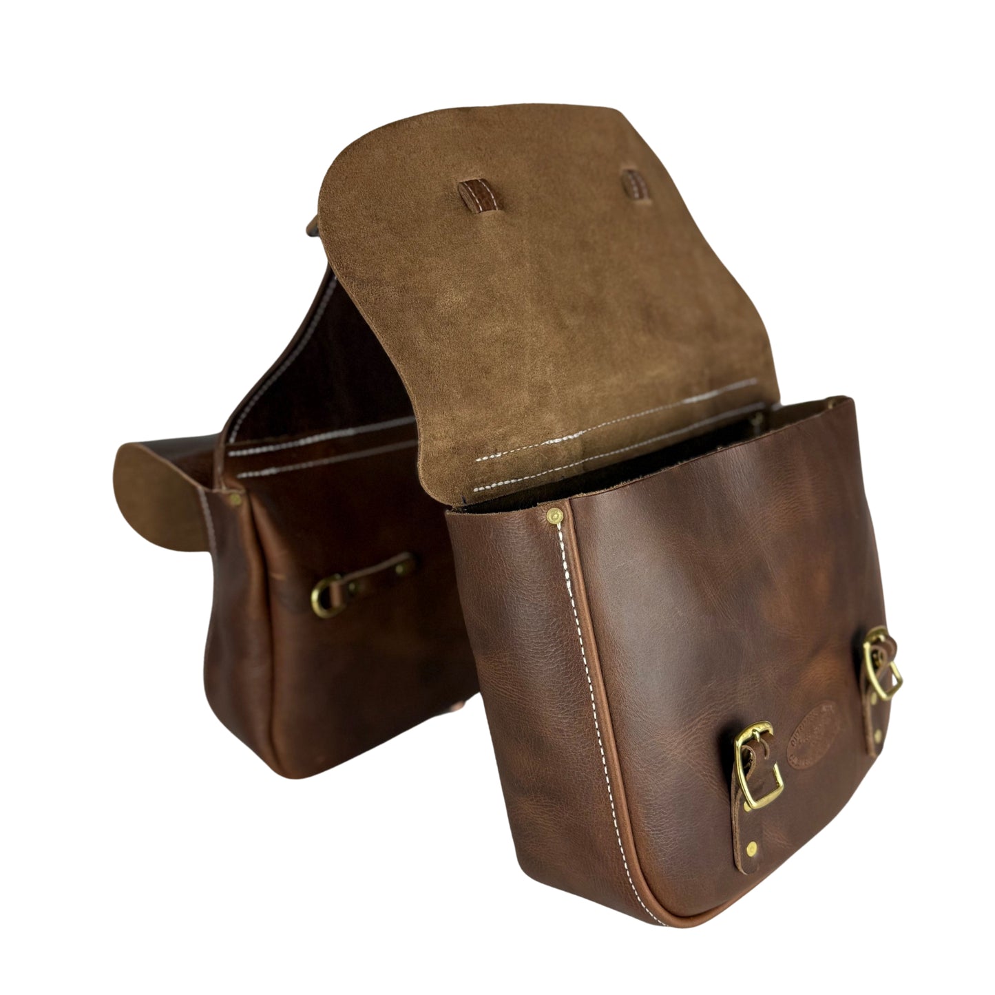 Old West Leather Saddlebags