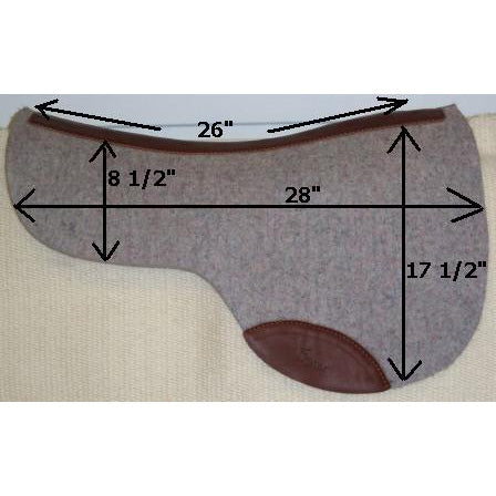 5 Star Trail/Endurance Wool Pad, Round (Endurance)