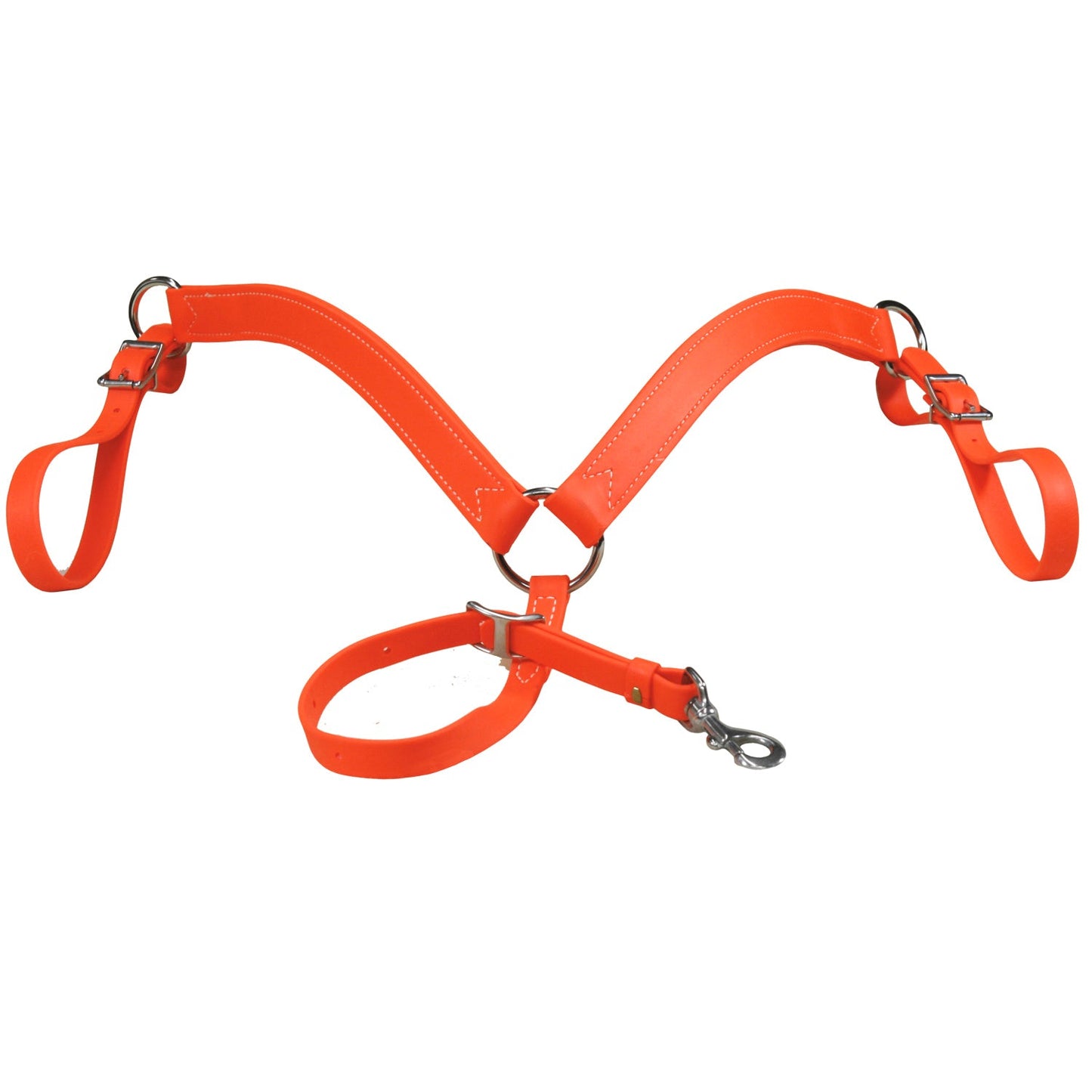 Contoured Beta Biothane Breastcollar (Multiple Colors)