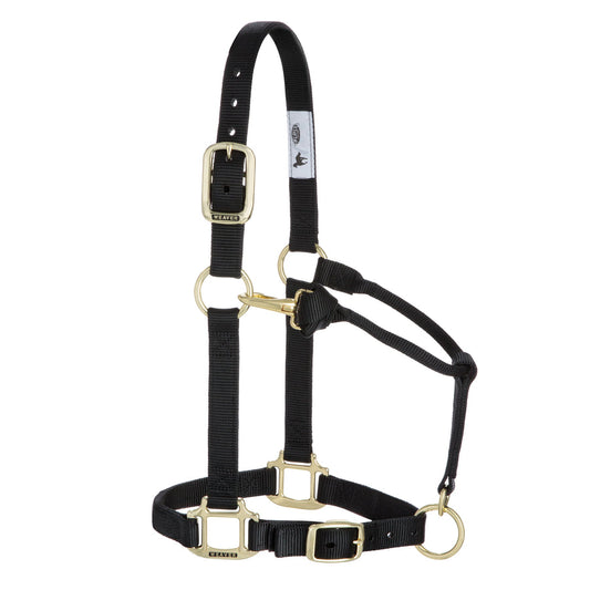 Weaver 1" Large Horse Adjustable Basic Halter (Multiple Colors)