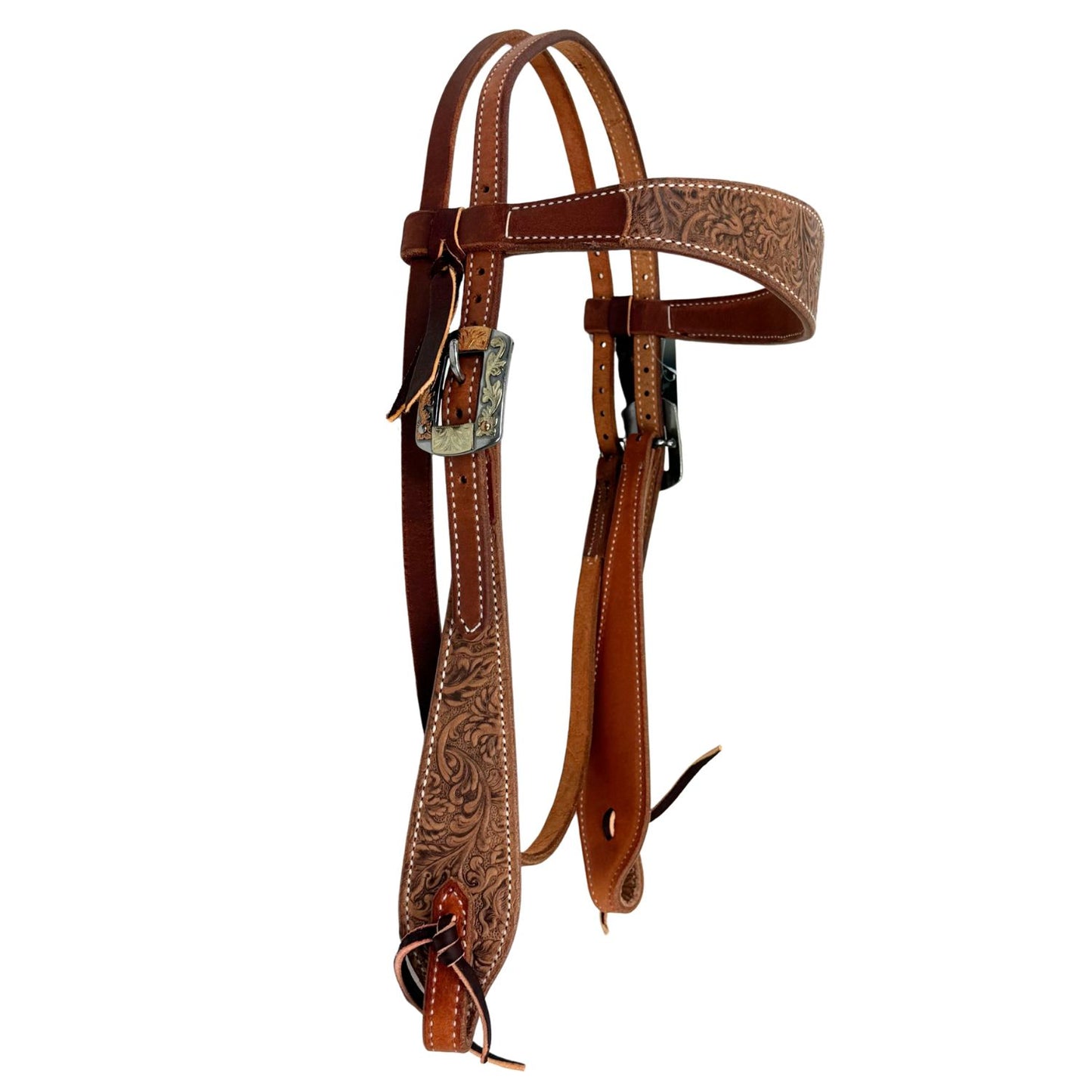 Professional's Choice Natural Floral Browband Headstall