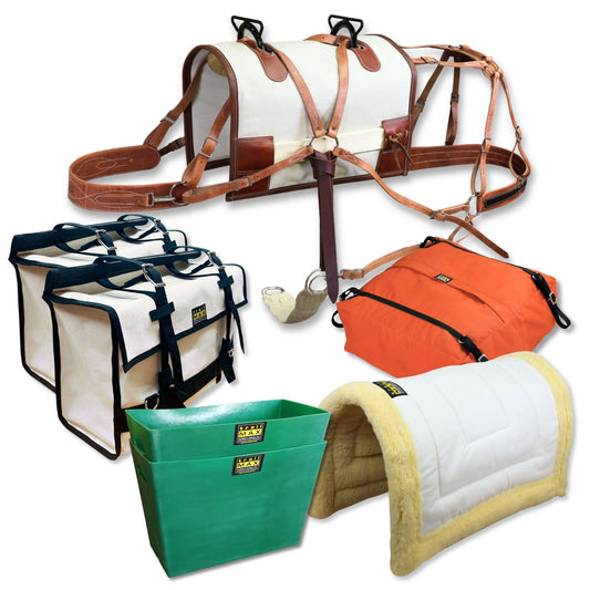 Modified Decker Not-A-Knot Pack Saddle System