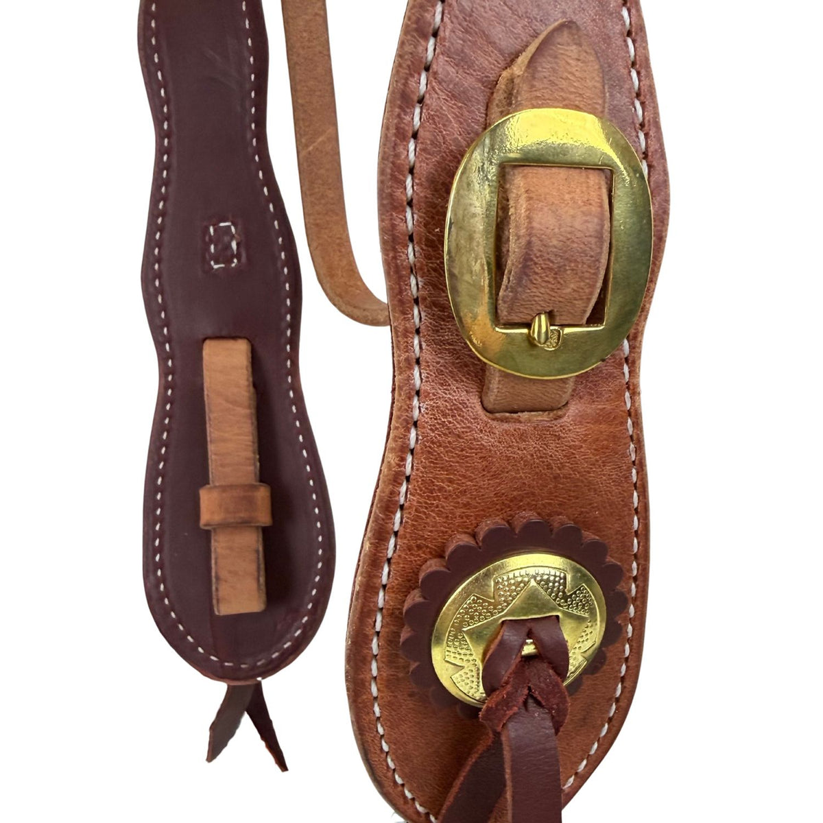 Berlin Custom Leather Old Timer Headstall | Herman Oak Leather Western Horse Headstall