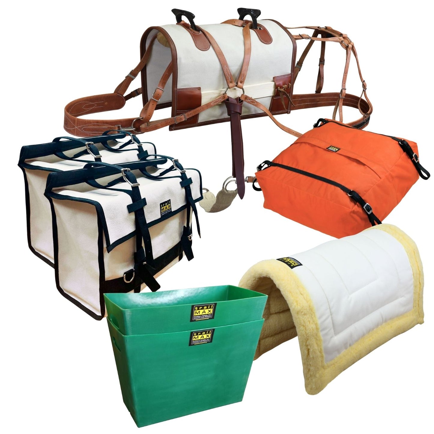 Not-A-Knot Complete Modified Decker Pack Saddle System