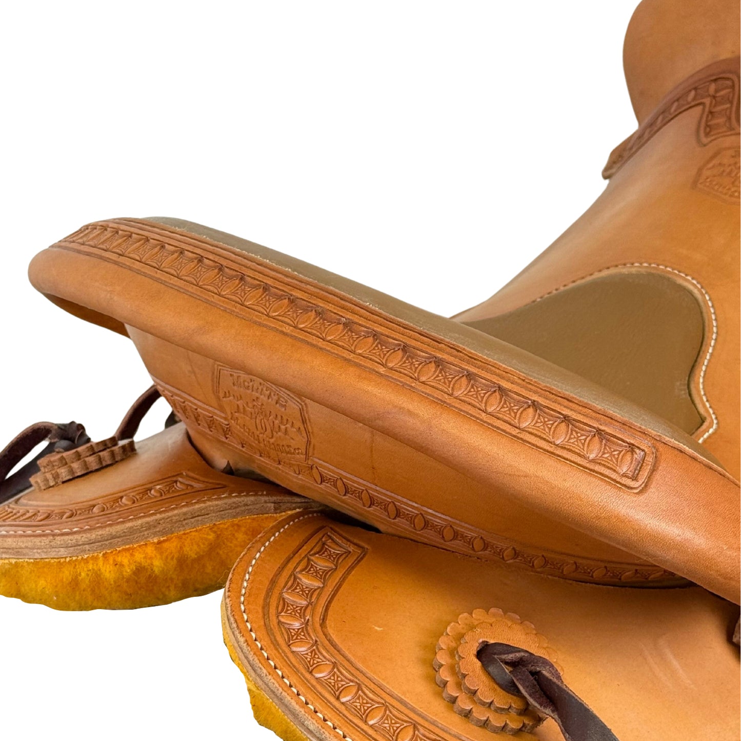 16" McLite All-Around Trail Saddle with Padded Seat, Flat Plate Rigging, Mini Box Tooling