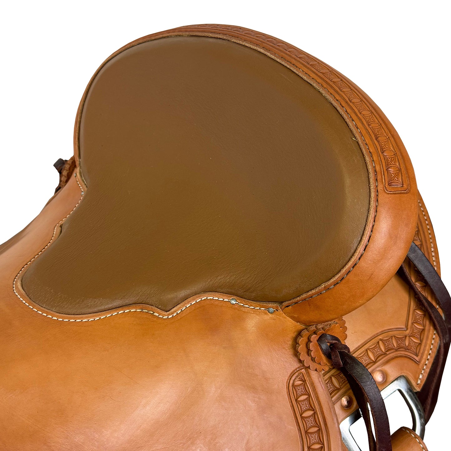 16" McLite All-Around Trail Saddle with Padded Seat, Flat Plate Rigging, Mini Box Tooling