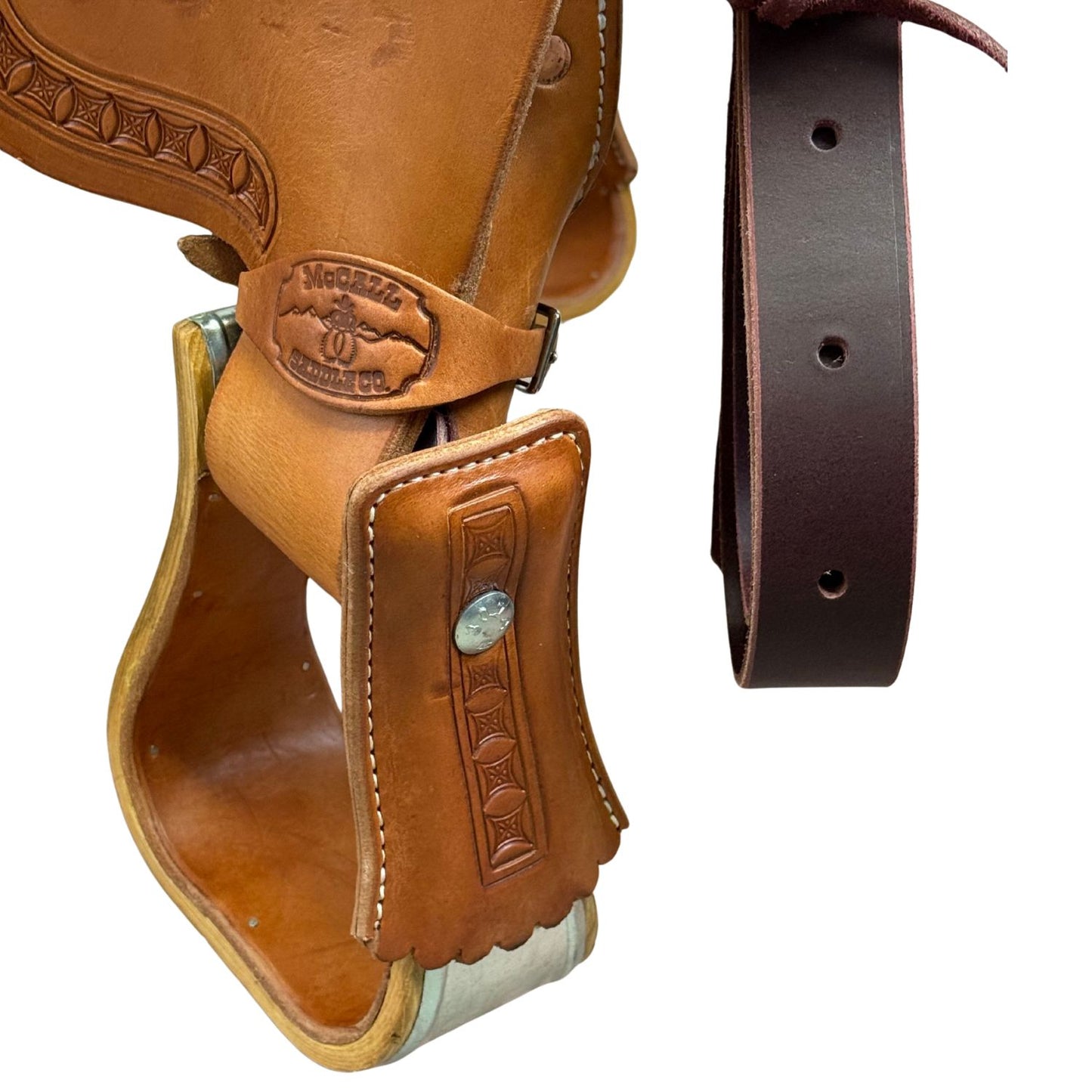 16" McLite All-Around Trail Saddle with Padded Seat, Flat Plate Rigging, Mini Box Tooling