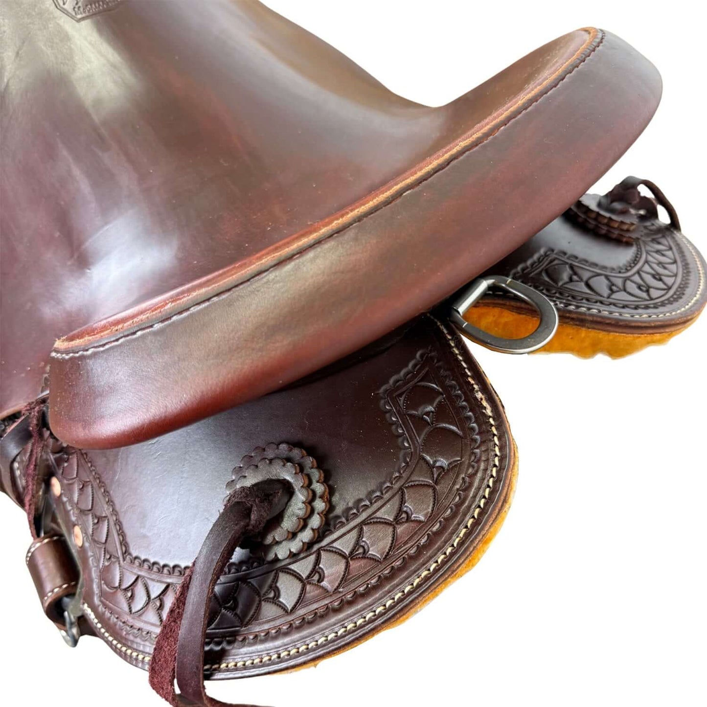 16" Dark Oil McLite Trail Saddle by McCall Saddle Company