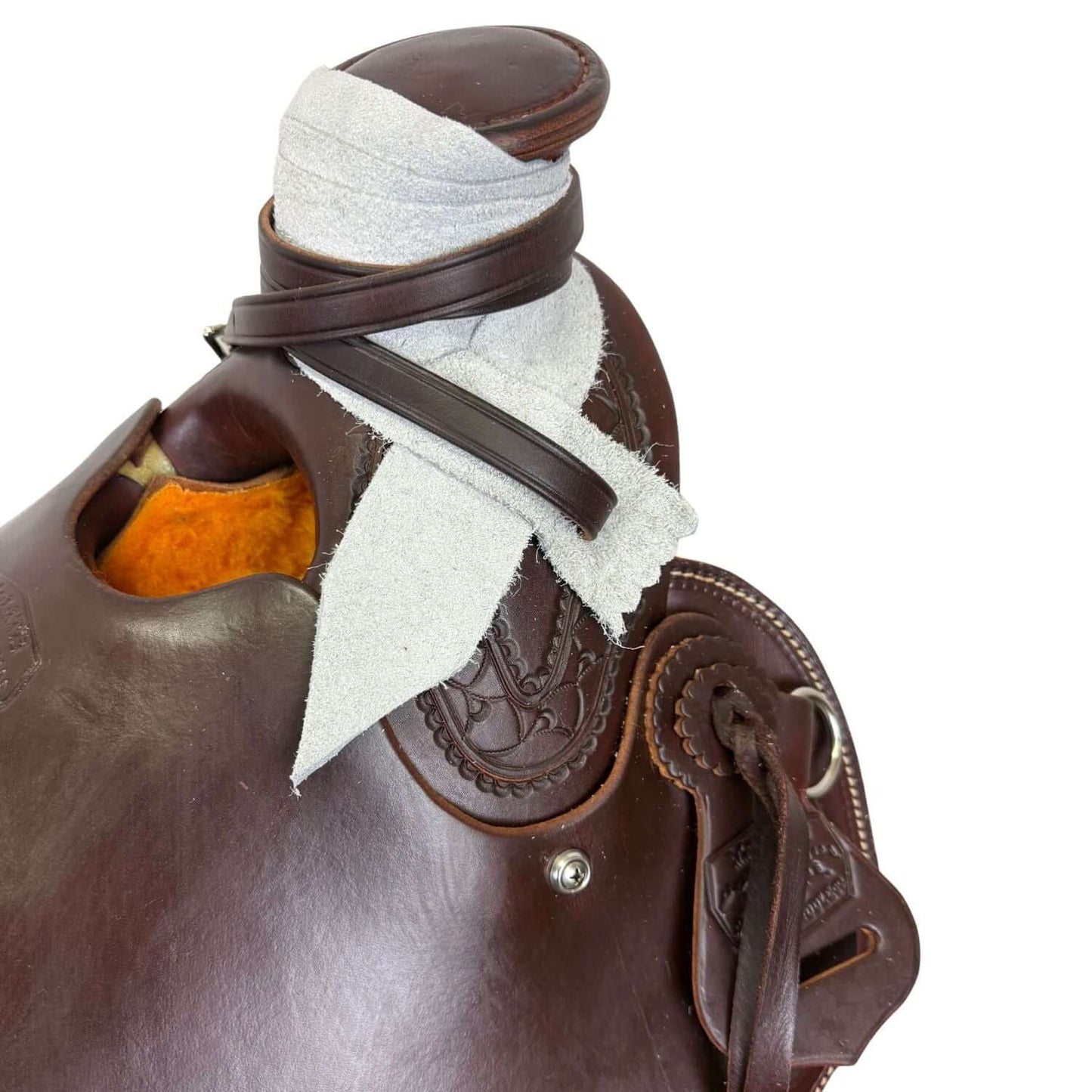 16" Dark Oil McLite Trail Saddle by McCall Saddle Company