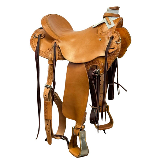 McCall McLite Wade Trail Saddle 15 inch  hardseat