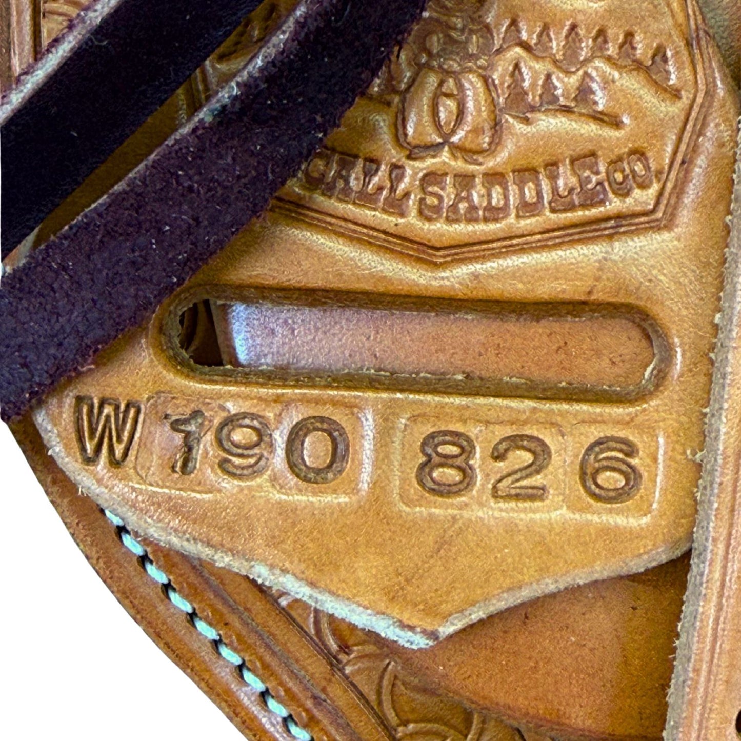 16" McCall McLite Wade Trail Saddle, Medium Oil with Crazy Leg Border Tooling, Adjustable In-skirt Rigging