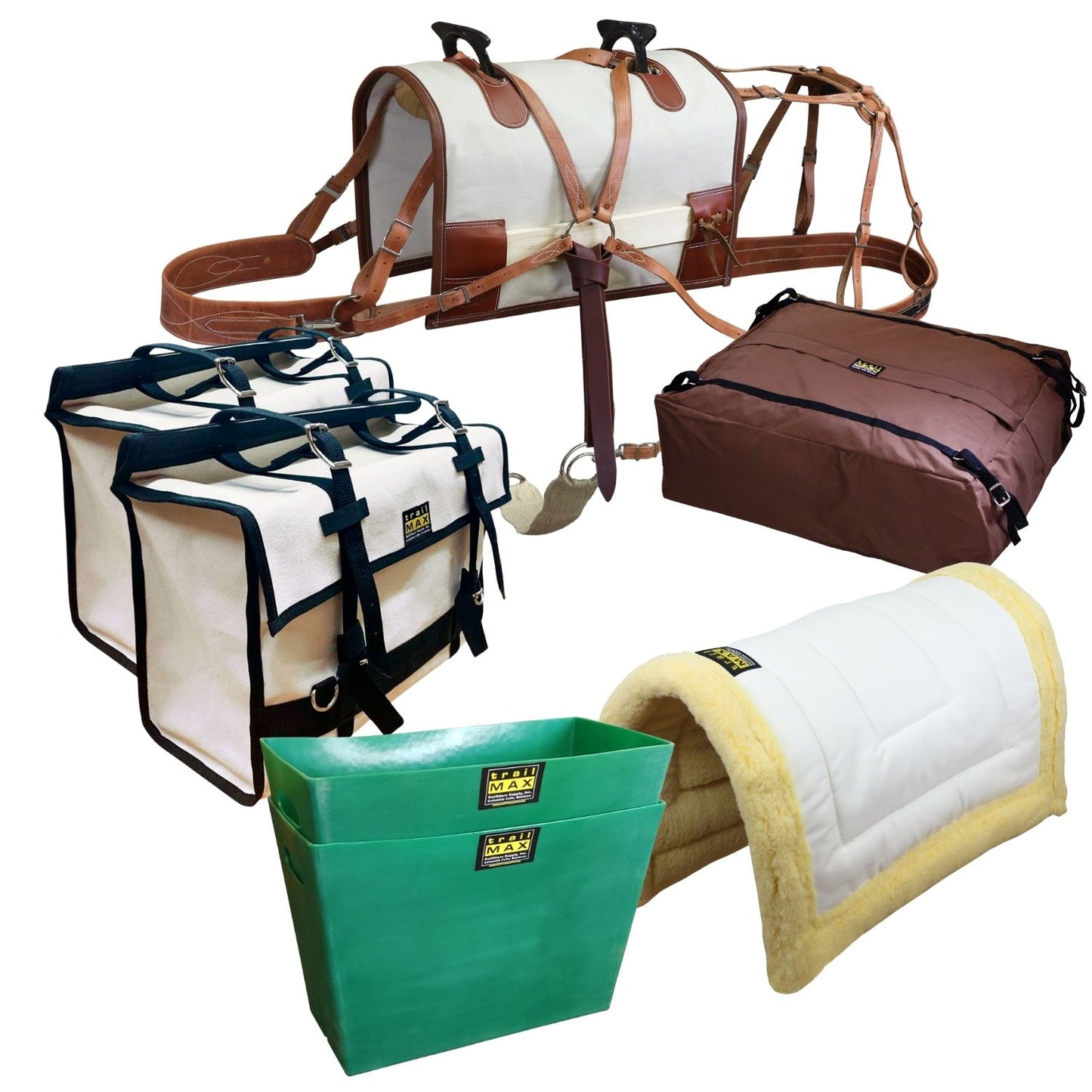 Not-A-Knot Complete Modified Decker Pack Saddle System