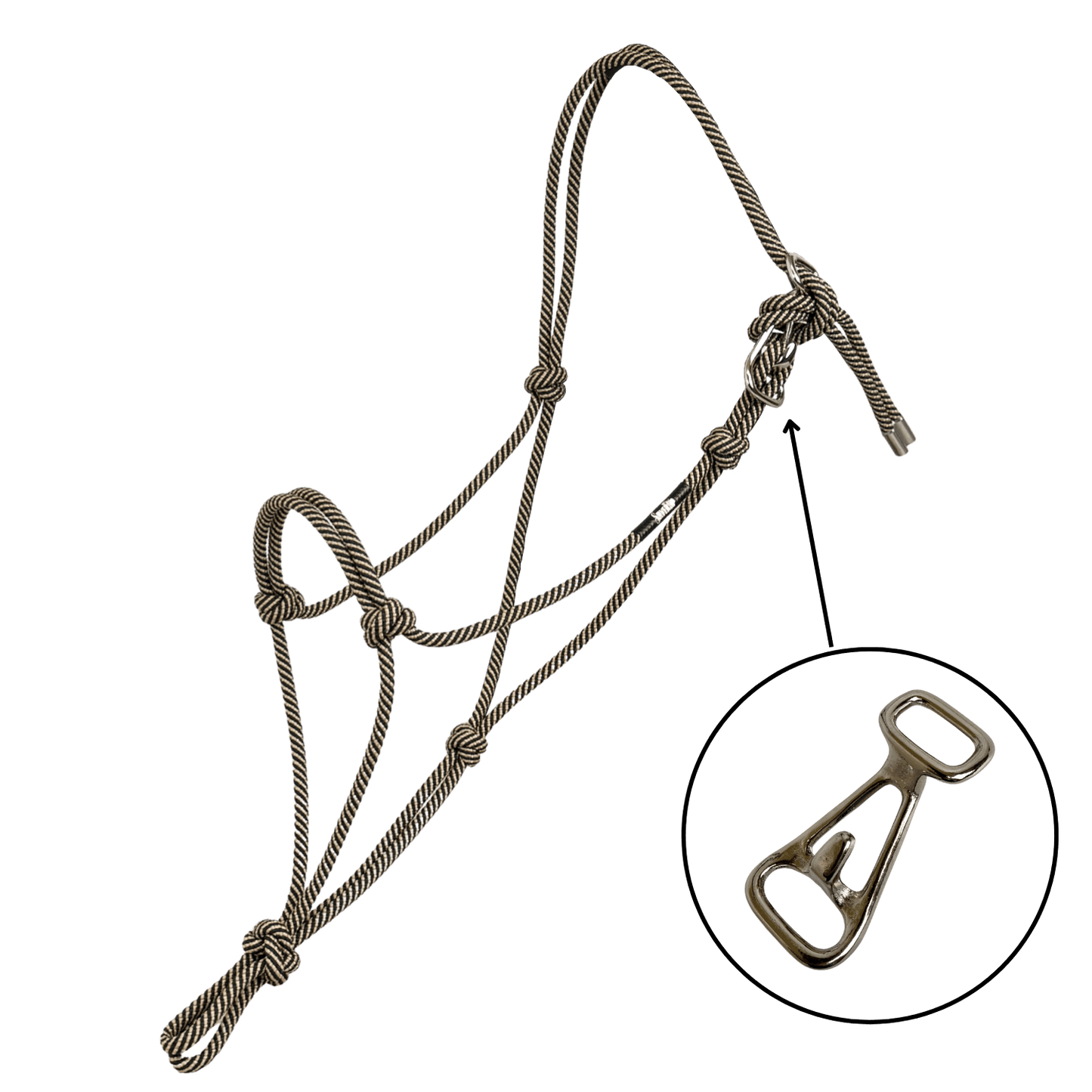 Silvertip Small Horse #95 Rope Halter with Halter Hook (Multiple Colors)