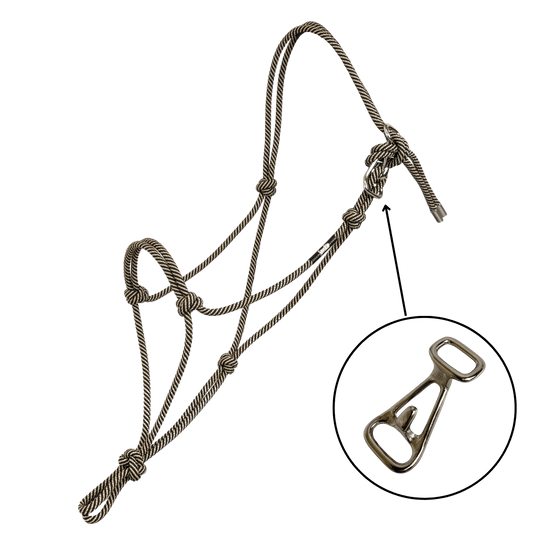 Silvertip Small Horse #95 Rope Halter with Halter Hook (Multiple Colors)