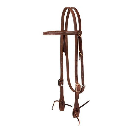 Weaver ProTack 5/8" Straight Browband with Saltlick Hardware