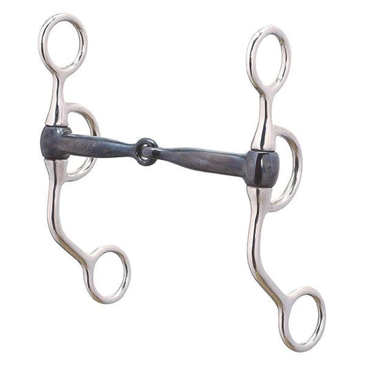 Weaver 5" Argentine Sweet Iron Snaffle Mouth with Copper Inlay