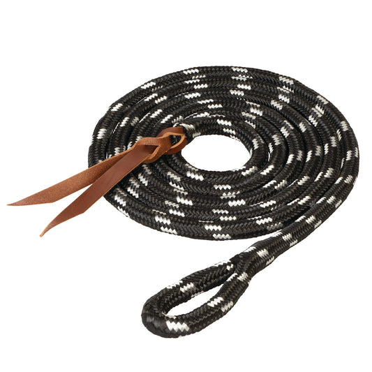 Weaver 10' Poly Cowboy Lead w/Loop & Leather Popper (Multiple Colors)