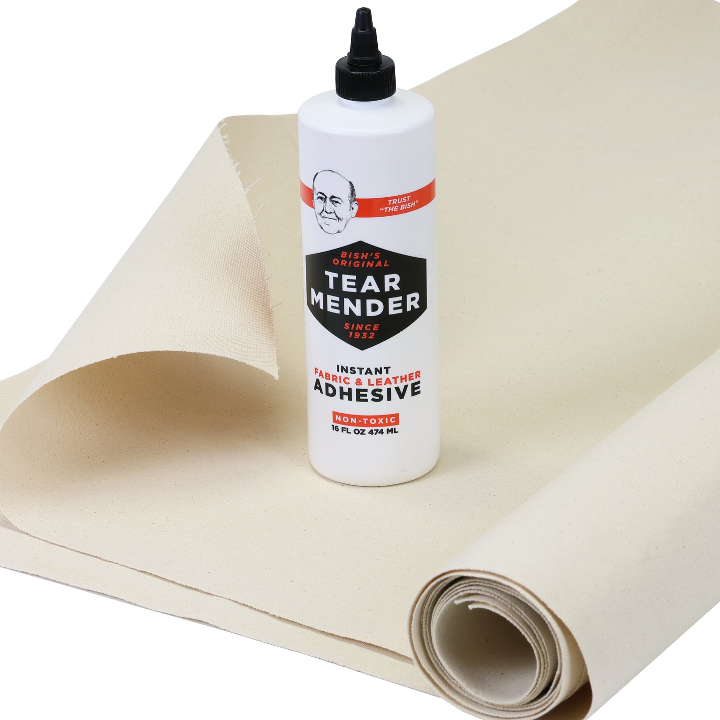 TrailMax Large Canvas Repair Kit | 25 Sq Ft Sunforger Canvas & 16 oz Tear Mender Adhesive