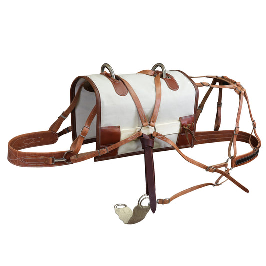 Classic Decker Pack Saddle with Polymer Tree & Canvas Half Breed