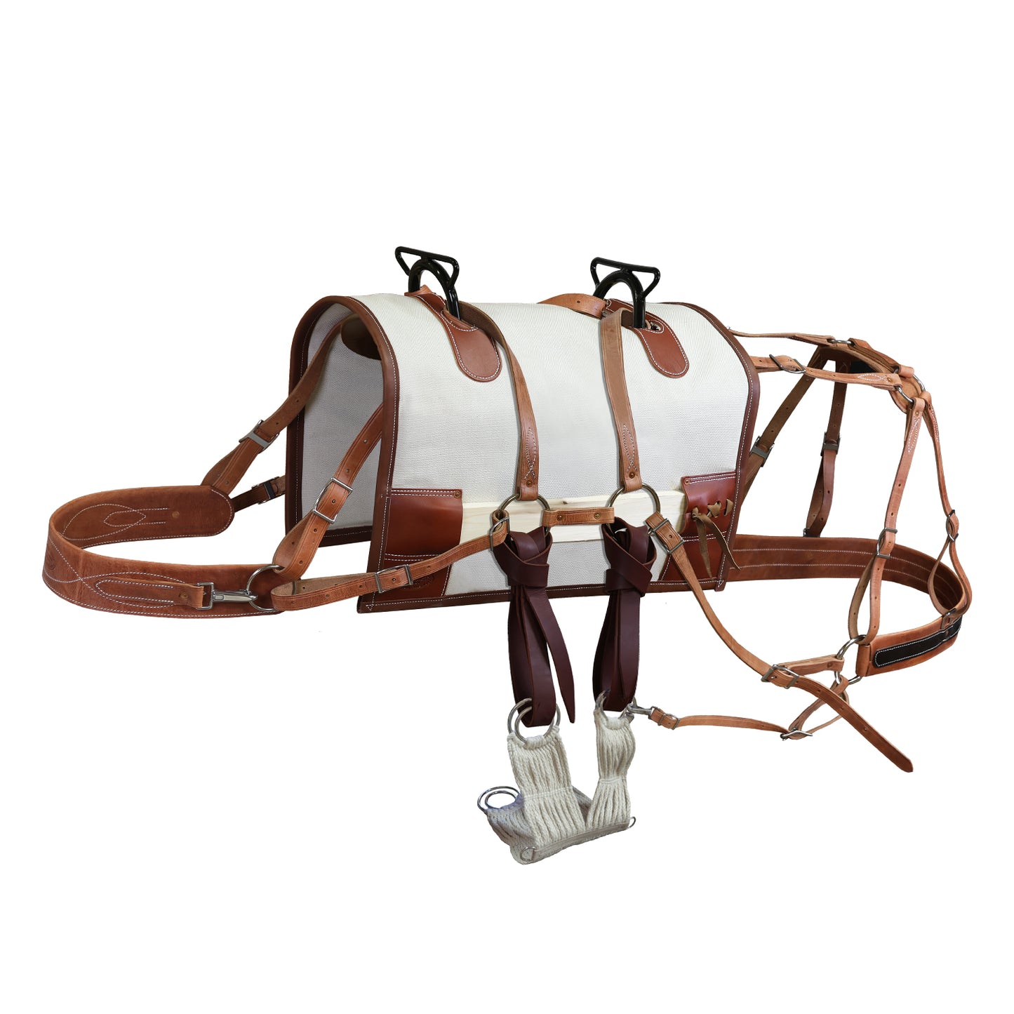 Premium Double-Rigged Decker Pack Saddle