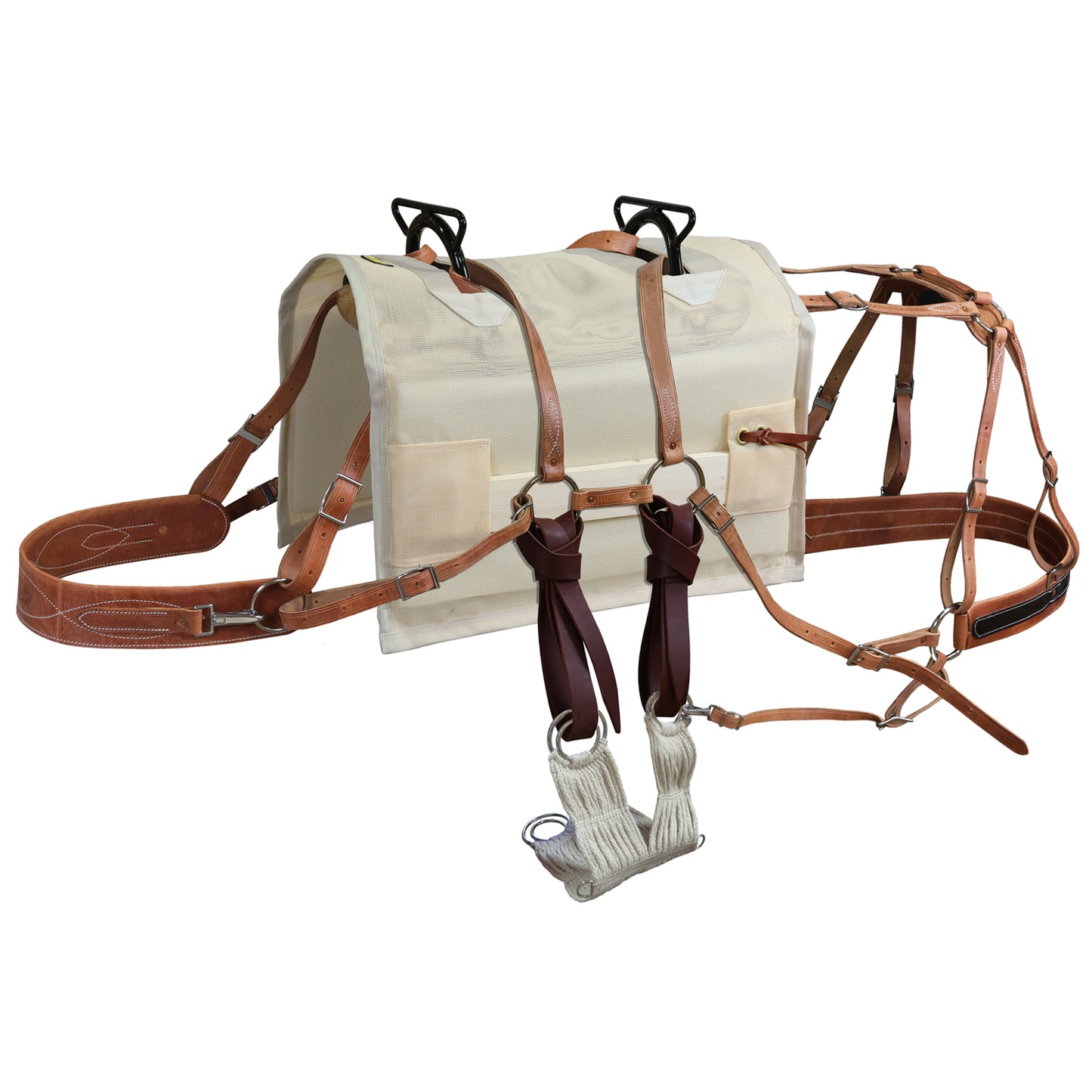 Premium Double-Rigged Decker Pack Saddle