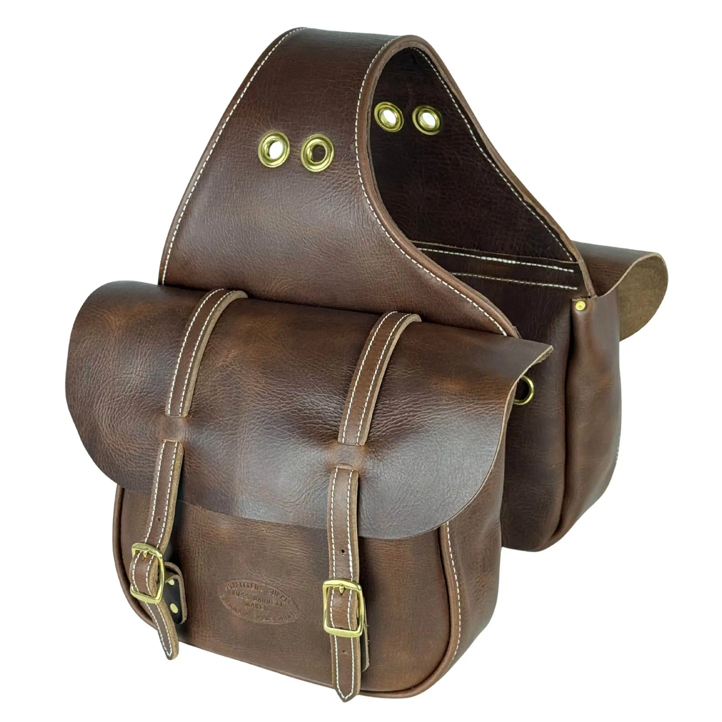 Old West Leather Saddlebags