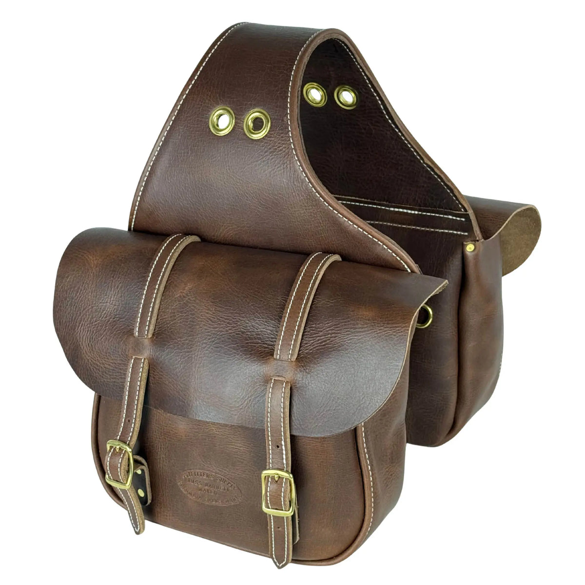 Dooney & Bourke Vintage Teton Leather Old West Trail Ride Saddle Bag. Dooney & Bourke Vintage Teton Crossbody AWL Leather Old West  main image 2