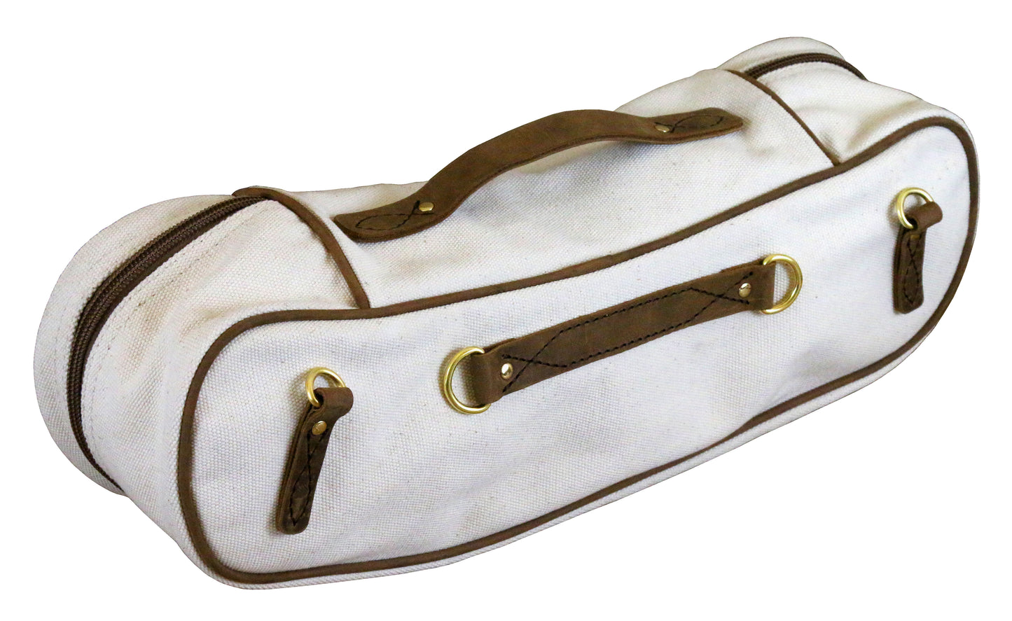 TrailMax Canvas & Leather Cantle Bag