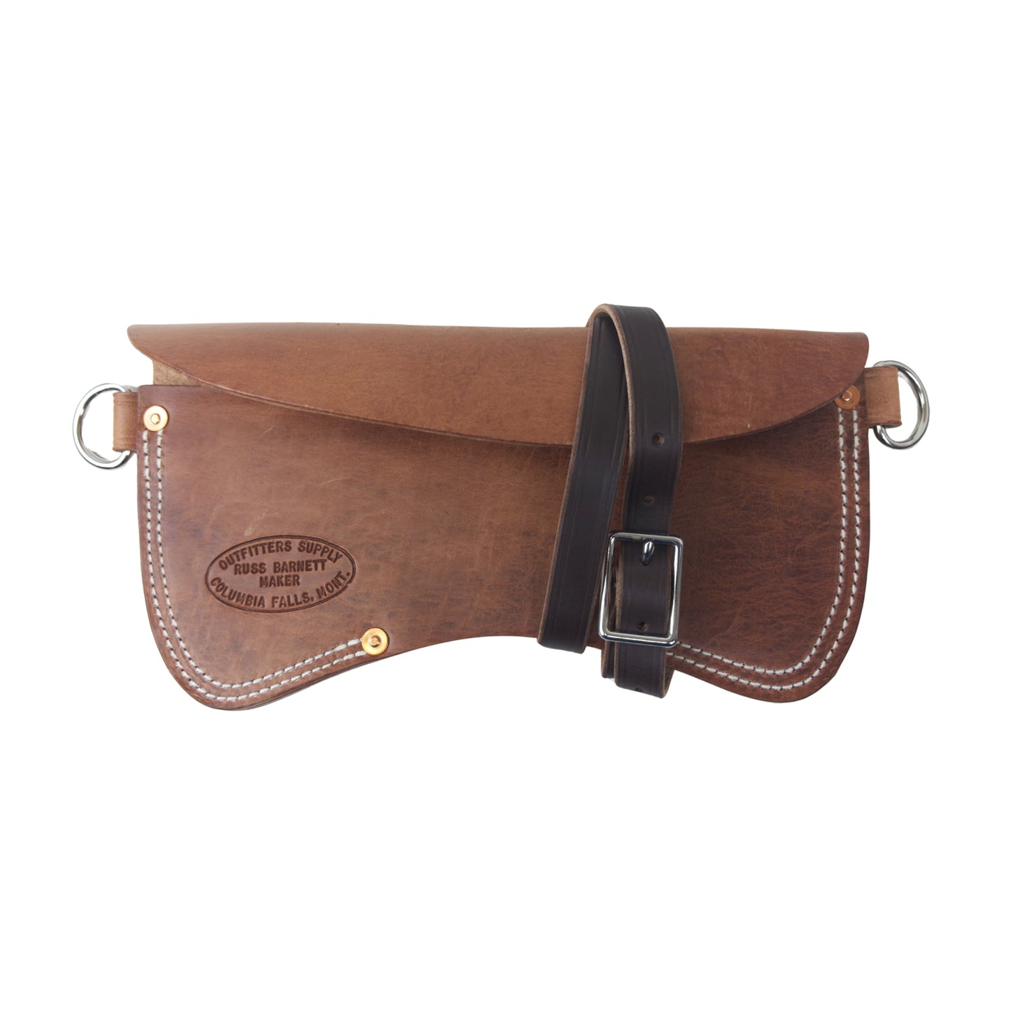 Leather Axe Sheath: Medium Double Bit