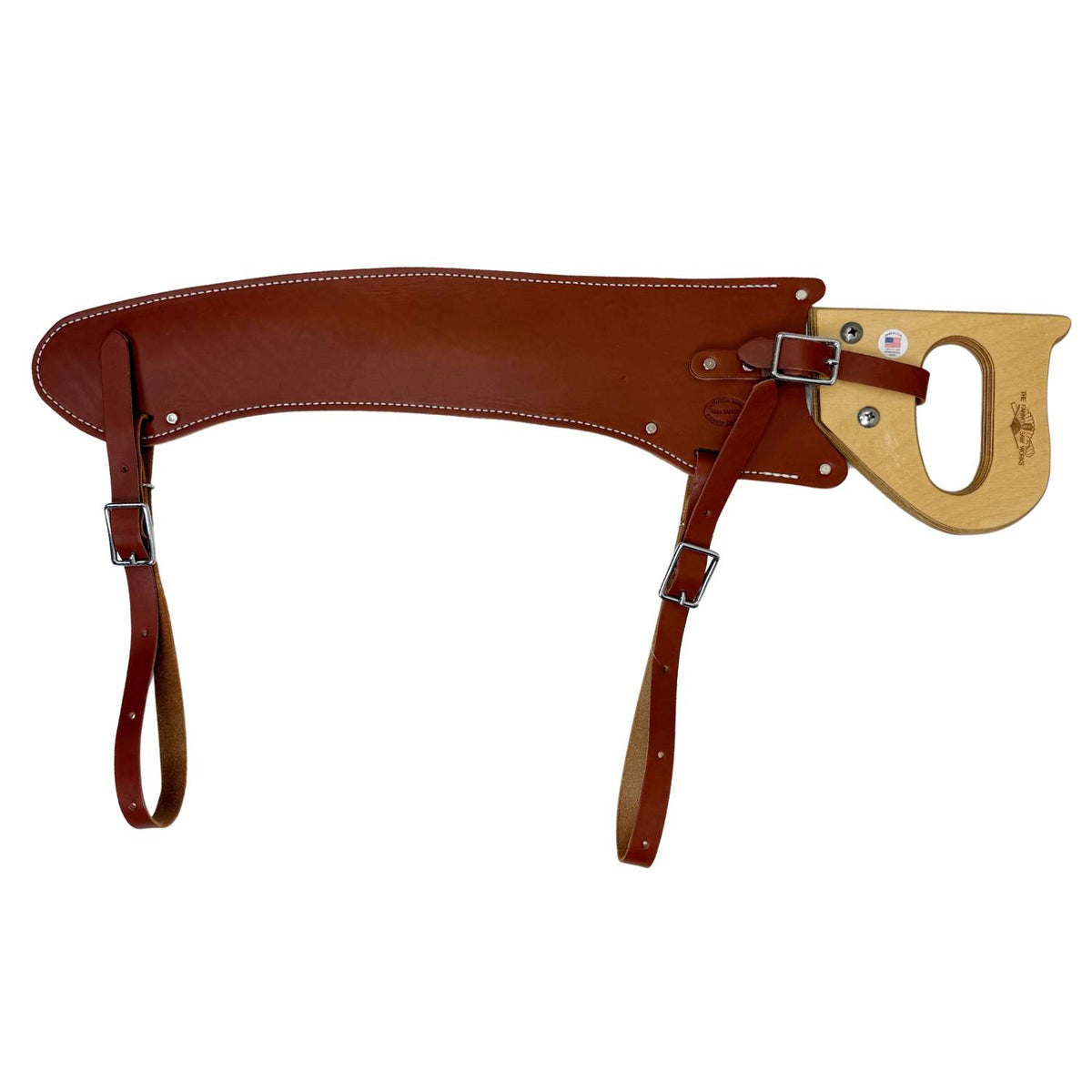 #20 Fanno Curved Trail Pack Saw with Leather Scabbard