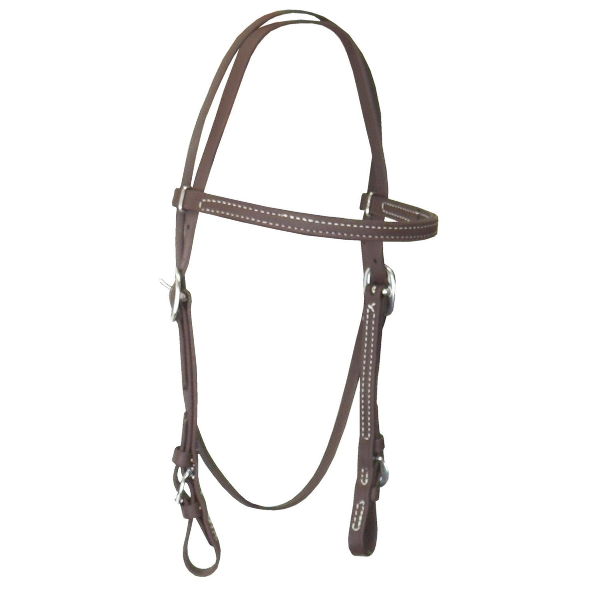 Brown biothane horse headstall