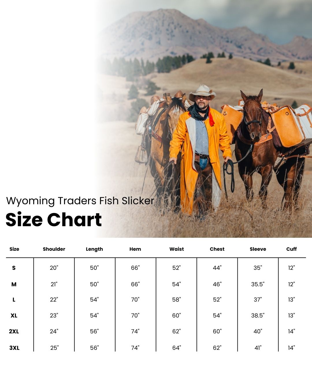 Wyoming Traders Waterproof Rain Slicker - Black or Camel – Outfitters ...