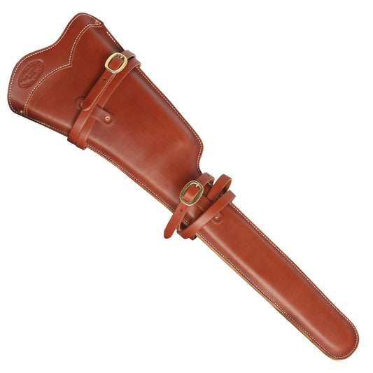 "Yellowstone" Leather Rifle Scabbard for Scoped Rifles